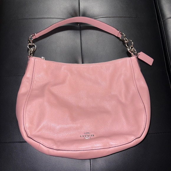 Coach, pink hobo handbag purse - Picture 1 of 4